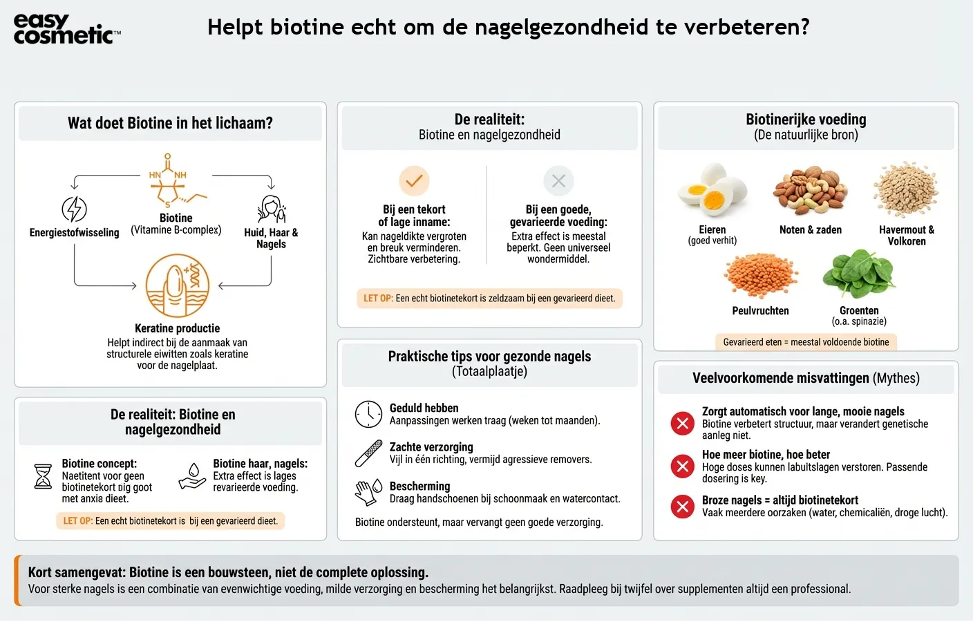 Helpt biotine echt om de nagelgezondheid te verbeteren?