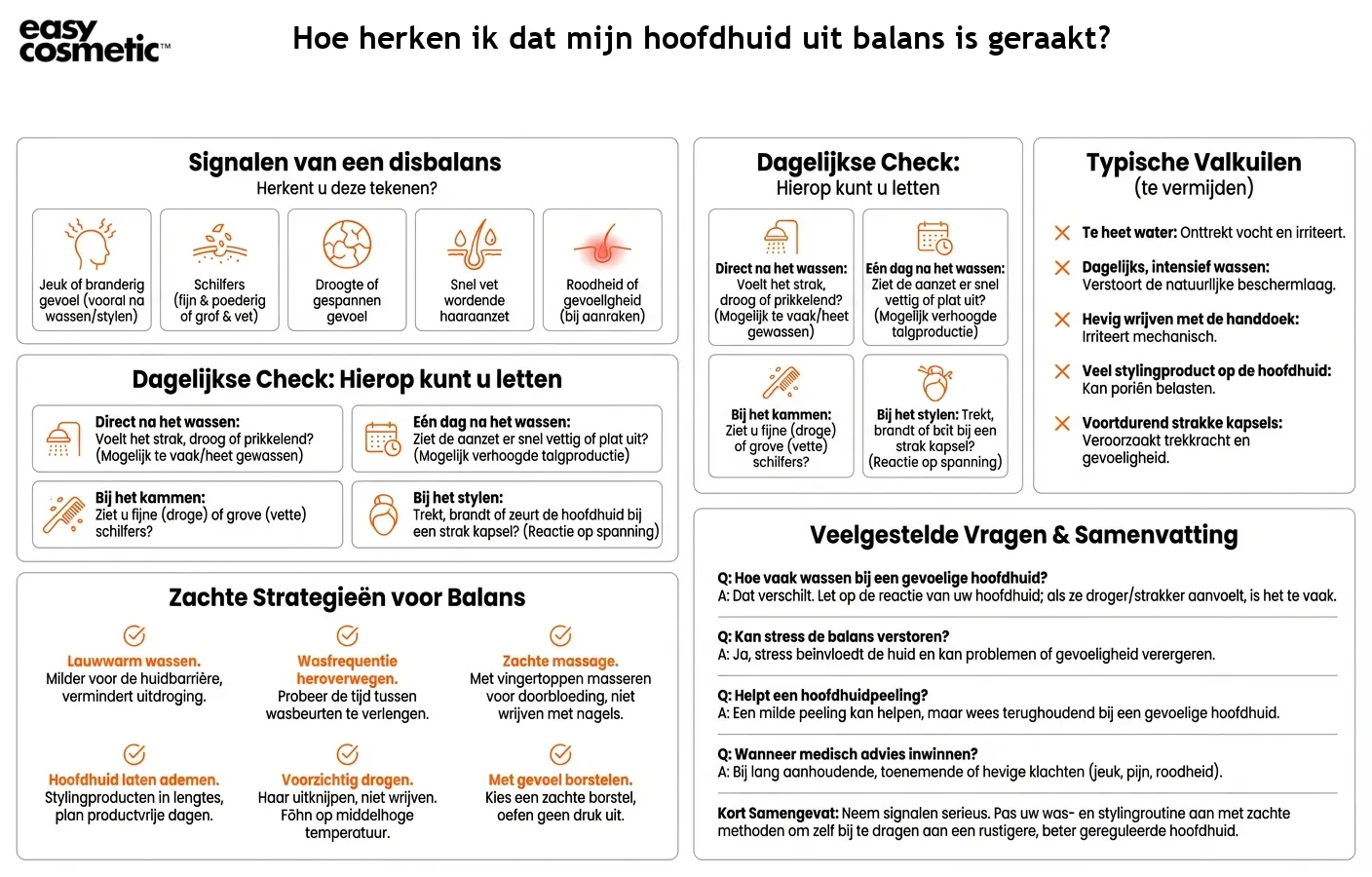 Hoe herken ik dat mijn hoofdhuid uit balans is geraakt?