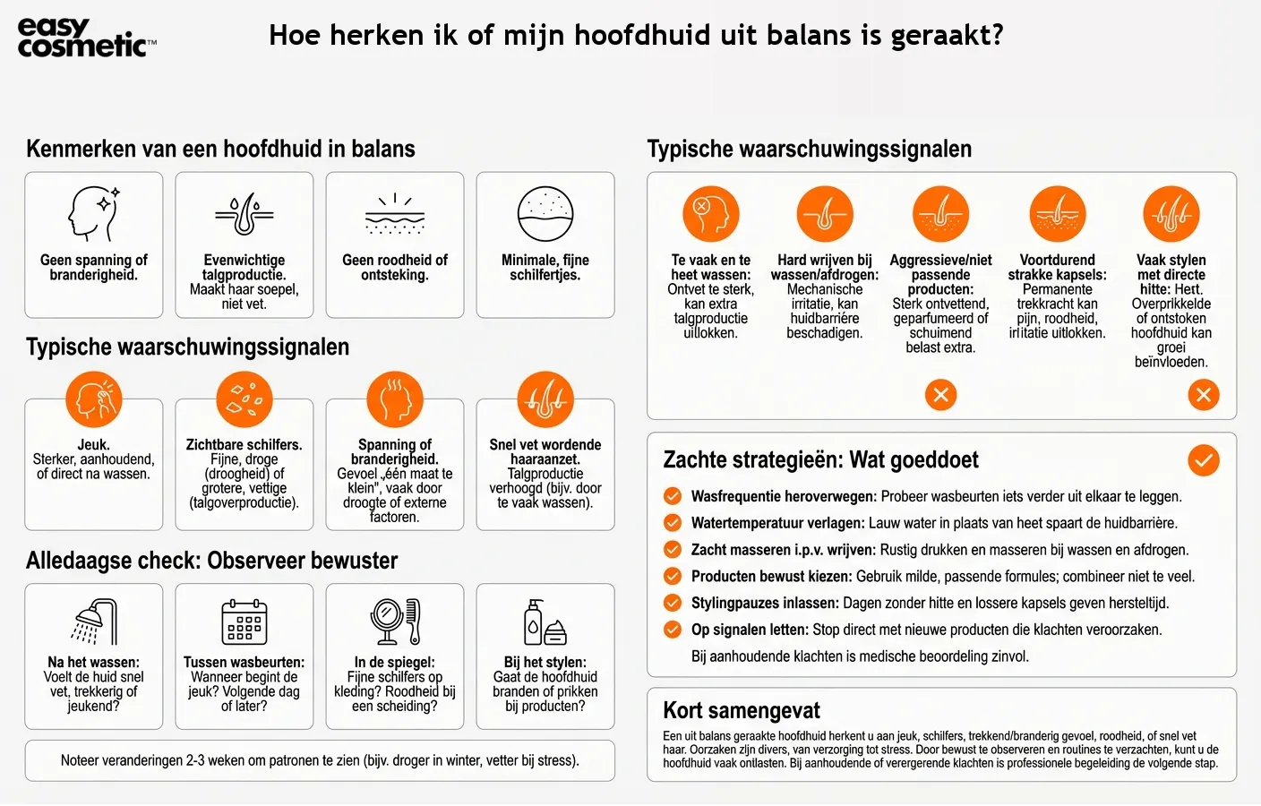 Hoe herken ik of mijn hoofdhuid uit balans is geraakt?