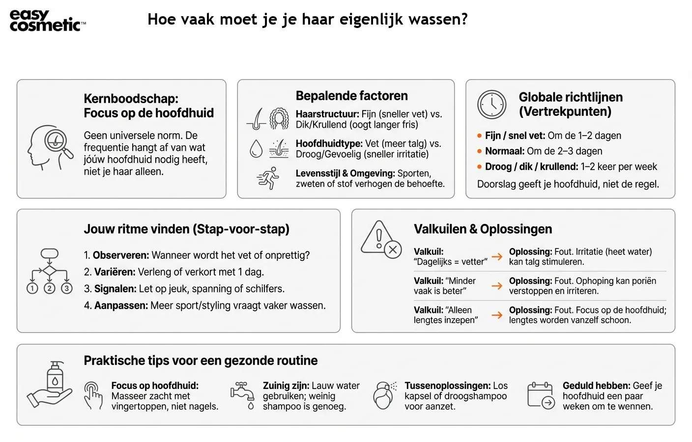 Hoe vaak moet je je haar eigenlijk wassen?