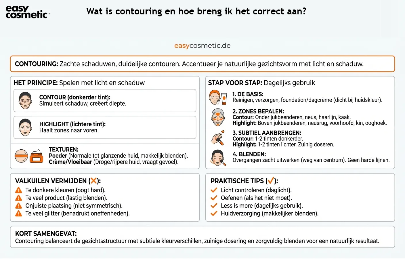 Wat is contouring en hoe breng ik het correct aan?