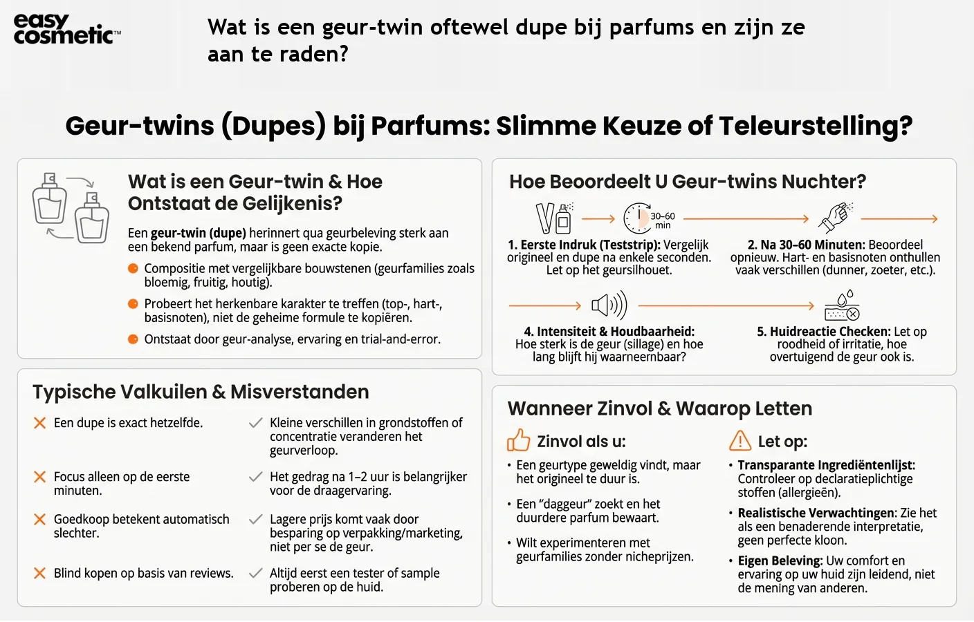 Wat is een geur-twin oftewel dupe bij parfums en zijn ze aan te raden?