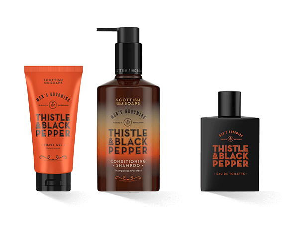 Scottish Fine Soaps Men's Grooming Thistle & Black Pepper